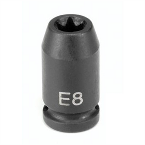 Grey Pneumatic 1/4" Drive x E11 External Torx Impact Socket