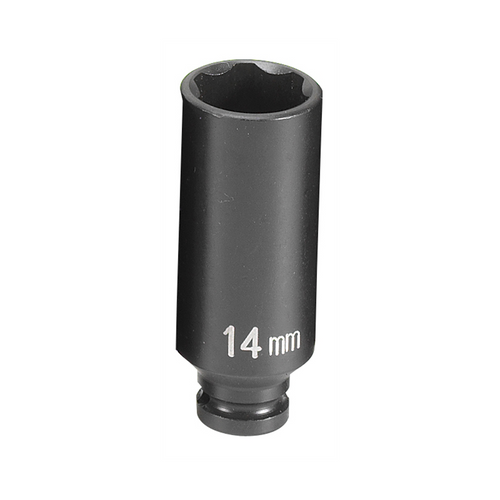 Grey Pneumatic SOC 14MM 1/4D IMP 6PT DP
