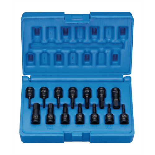 Grey Pneumatic 1/4"DR 14PC FRAC/MET Grey Pneumatic 1/4"DR 14PC FRAC/MET