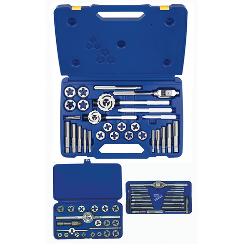 Hanson 66 PC. FRACTIONAL TAP & HEX DIE SET Hanson 66 PC. FRACTIONAL TAP & HEX DIE SET