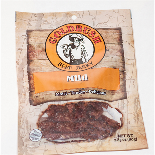 Gold Rush Jerky Mild 2.85 oz. Beef Jerky - 12 Count (3 lbs.)