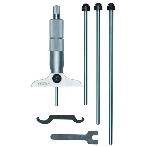 Fowler Depth Micrometer 0-6" range, 2.5" base Fowler Depth Micrometer 0-6" range, 2.5" base