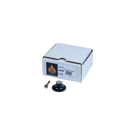 High Teck Products 2MAN Mandrel and Back-Up Pad, 2 in