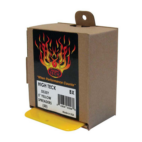 High Teck Products DS35Y Spreader, 5 in W, Plastic, Yellow, Tapered Edge