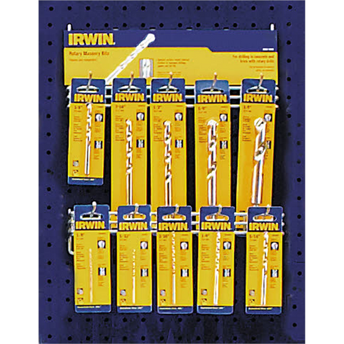Hanson 20PC Short Length Rotary Drill Bit Display Hanson 20PC Short Length Rotary Drill Bit Display