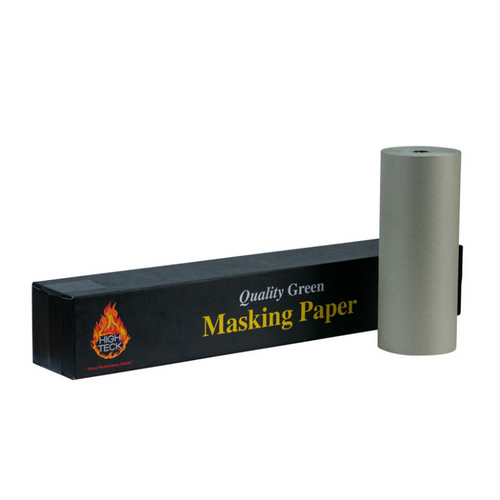 High Teck Products MP3100G-18 Masking Paper, 18 in W x 1000 ft L, Green, 28 lb Basis High Teck Products MP3100G-18 Masking Paper, 18 in W x 1000 ft L, Green, 28 lb Basis