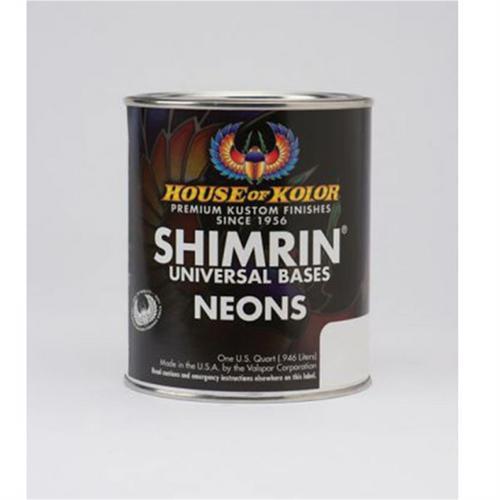 House Of Kolor SHIMRIN NE507-Q01 NEONS Series Universal Basecoat, 1 qt Can, Green