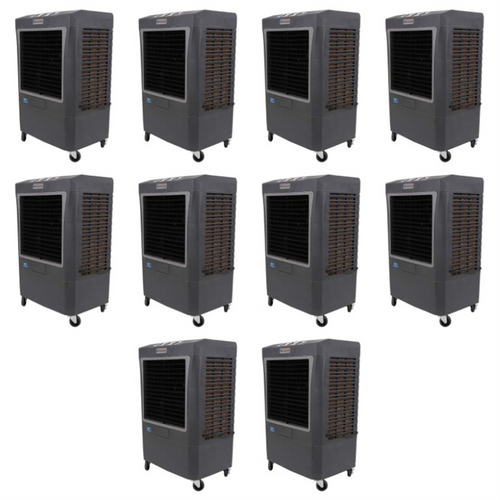 Hessaire Pallet of 10 Units of MC37V 3,100 CFM 3-Speed Portable Evaporative Cooler (Swamp Cooler) for 950 sq ft