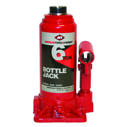 American Forge & Foundry AFF - Bottle Jack - 6 Ton Capacity - Manual - Heavy Duty