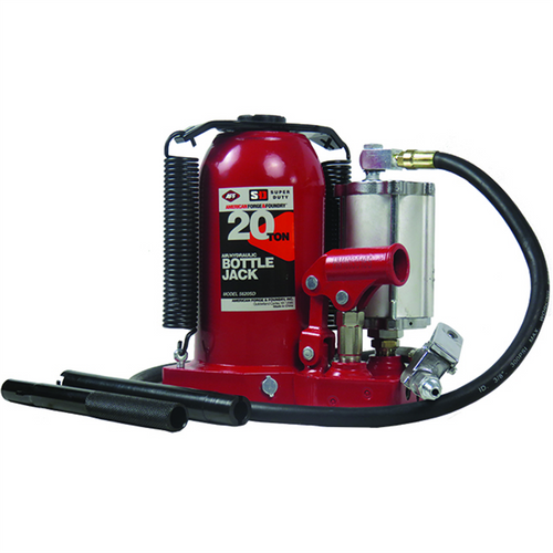 American Forge & Foundry AFF - Bottle Jack - 20 Ton Capacity - Air/Manual - SUPER DUTY
