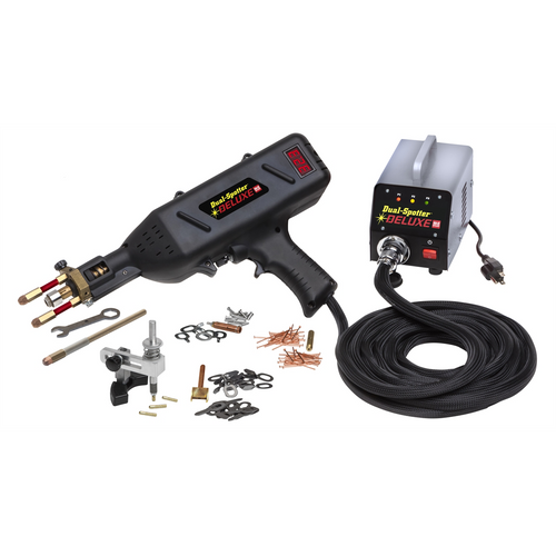 H&S AutoShot UNI-9700 Dual-Spotter Stud Gun Kit for Aluminum and Steel Dent Pulling in Case