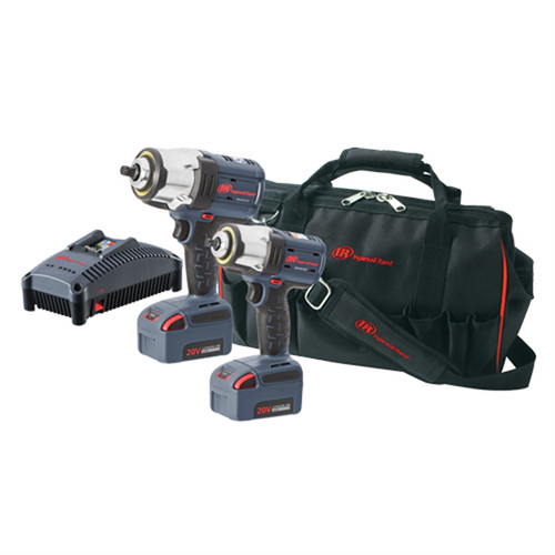 Ingersoll Rand 20V Impact Combo Kit, W7152 1/2” Cordless Impact Wrench, W5133 3/8” Cordless Impact Wrench, 2 Batteries and Charger Ingersoll Rand 20V Impact Combo Kit, W7152 1/2” Cordless Impact Wrench, W5133 3/8” Cordless Impact Wrench, 2 Batteries and Charger