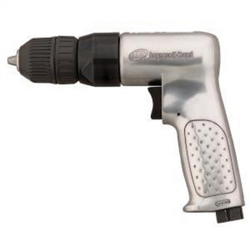 Ingersoll Rand 1/2" Pistol Grip Air Drill, Keyless Chuck, 500 RPM, 0.5 HP Ingersoll Rand 1/2" Pistol Grip Air Drill, Keyless Chuck, 500 RPM, 0.5 HP