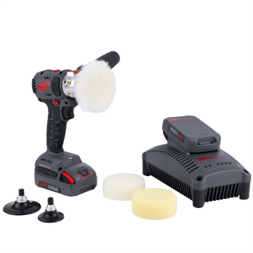 Ingersoll Rand 20V Cordless Polisher/Sander 2 Battery Kit, 8300 RPM, 2" & 3" Pad Ingersoll Rand 20V Cordless Polisher/Sander 2 Battery Kit, 8300 RPM, 2" & 3" Pad