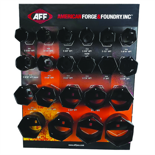 American Forge & Foundry 6 PT Socket Display Kit