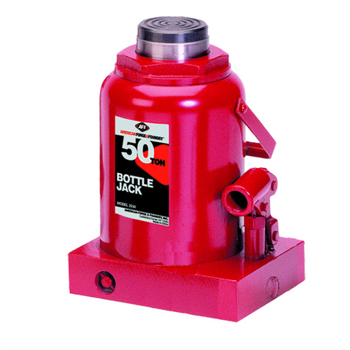 American Forge & Foundry AFF - Bottle Jack - 50 Ton Capacity - Manual - Heavy Duty