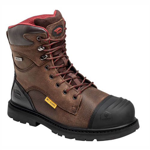Avenger Hammer Series - Men's Met Guard 8" Work Boot - Carbon Toe - CN | EH | PR | SR - Brown - Size: 7W Avenger Hammer Series - Men's Met Guard 8" Work Boot - Carbon Toe - CN | EH | PR | SR - Brown - Size: 7W
