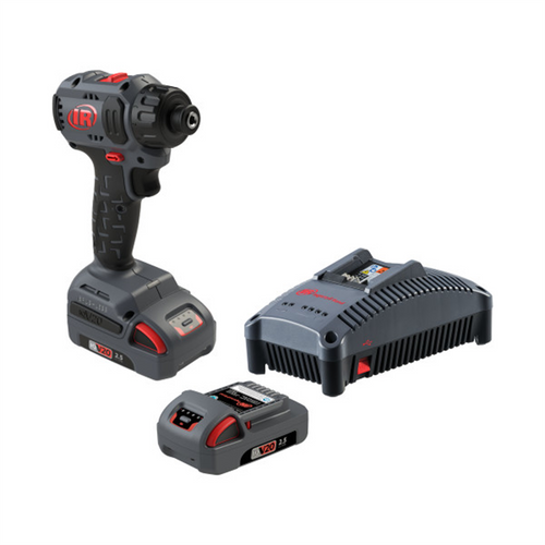 Ingersoll Rand 1/4" Hex 20V Cordless Compact Screwdriver 2 Battery Kit, 450 in-lb Torque, Quick Change Chuck, Pistol Grip Ingersoll Rand 1/4" Hex 20V Cordless Compact Screwdriver 2 Battery Kit, 450 in-lb Torque, Quick Change Chuck, Pistol Grip