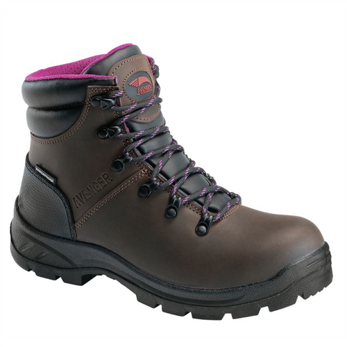 Avenger Builder Series - Women's Boots - Steel Toe - IC|EH|SR - Brown/Black - Size: 8.5M Avenger Builder Series - Women's Boots - Steel Toe - IC|EH|SR - Brown/Black - Size: 8.5M