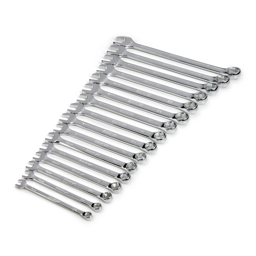 J S Products 6-Point Metric Combination Wrench Set, 16-Piece