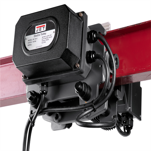 Jet Tools MT100-4, 1- Ton Two Speed Electric Trolley 3-Phase 460V Jet Tools MT100-4, 1- Ton Two Speed Electric Trolley 3-Phase 460V