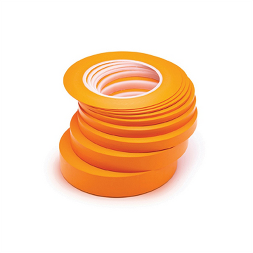 JTAPE Unlimited 1111.0655 Fine Line Masking Tape, 60 yd x 1/4 in, 0.13 mm THK, Orange