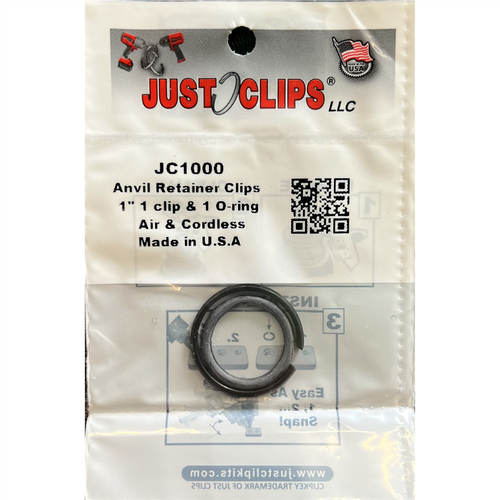 Just Clips 5 PACK 1" ANVIL RETAINER CLIP REFILL KIT Just Clips 5 PACK 1" ANVIL RETAINER CLIP REFILL KIT