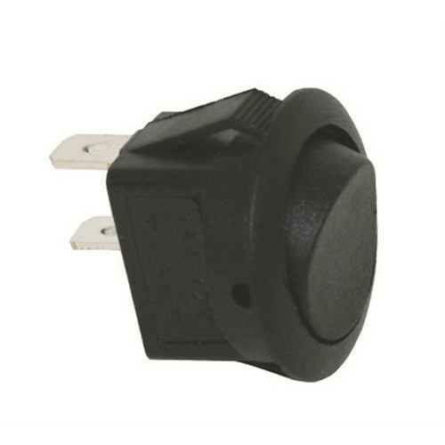 The Best Connection 10 Amp 12V Black Round Rocker