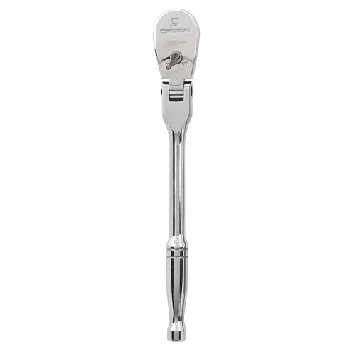 GearWrench 1/4 Inch Drive 120XP Full Polish Chrome Flex Head Teardrop Ratchet