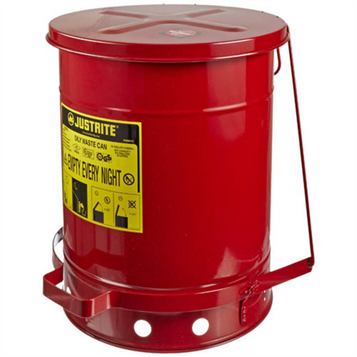 Justrite Mfg. Co. 10 gallon oily can