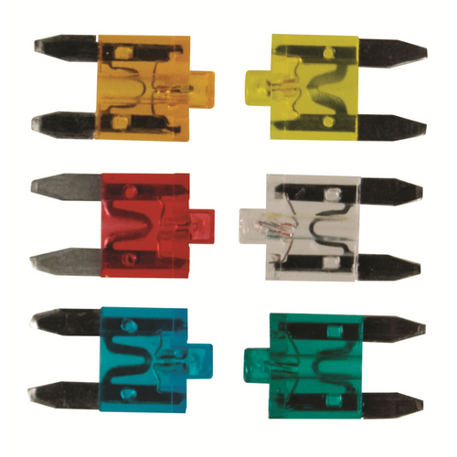 The Best Connection 25 Amp Clear Glow Mini Fuse