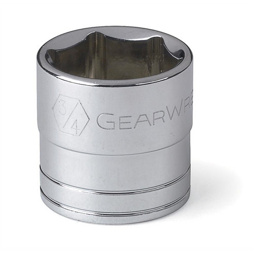 GearWrench 3/8 Inch Drive 6 Point Standard SAE Socket 3/4 Inch GearWrench 3/8 Inch Drive 6 Point Standard SAE Socket 3/4 Inch