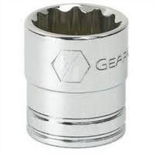 GearWrench 1/2 Inch Drive 12 Point Standard SAE Socket 1-1/4 Inch