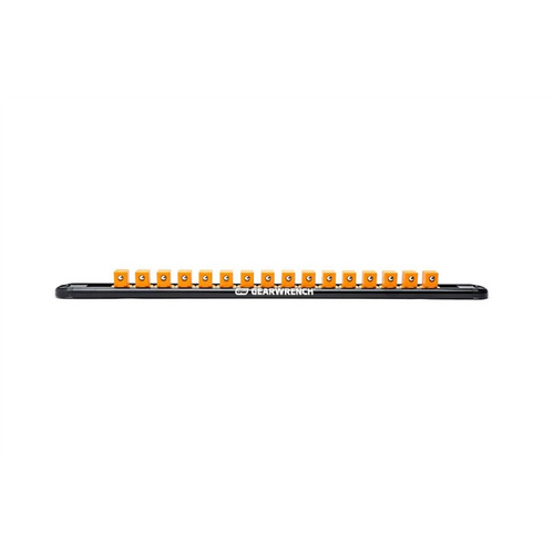 GearWrench 1/4 Inch Drive Magnetic Socket Rail Includes 14 Clips GearWrench 1/4 Inch Drive Magnetic Socket Rail Includes 14 Clips