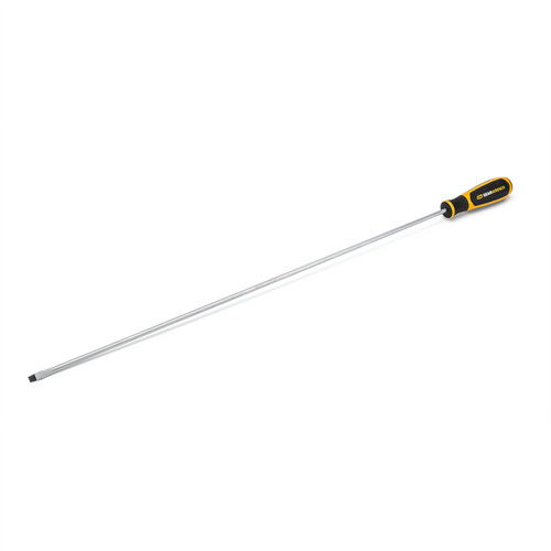GearWrench 1/4 Inch x 24 Inch Slotted Dual Material Screwdriver GearWrench 1/4 Inch x 24 Inch Slotted Dual Material Screwdriver