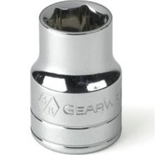 GearWrench 1/4 Inch Drive 6 Point Standard SAE Socket 7/16 Inch GearWrench 1/4 Inch Drive 6 Point Standard SAE Socket 7/16 Inch
