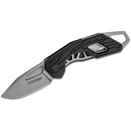 Kershaw Diode Multi-Function Manual Open Liner Lock Drop Point Blade EDC Folding Pocket Knife - Black