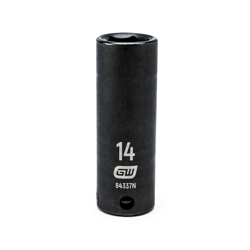 GearWrench 3/8 Inch Drive 6 Point Deep Impact Metric Socket 14mm