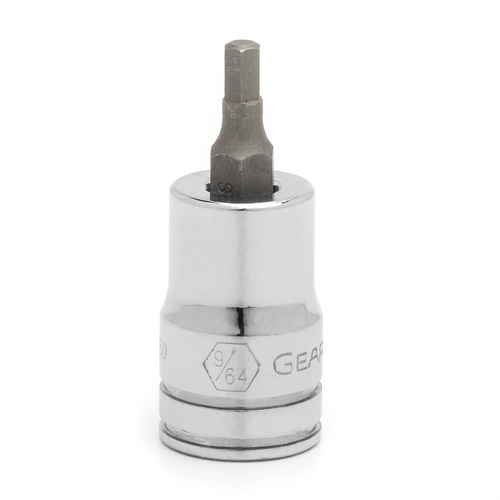 GearWrench 3/8 Inch Drive Hex Bit SAE Socket 9/64 Inch GearWrench 3/8 Inch Drive Hex Bit SAE Socket 9/64 Inch