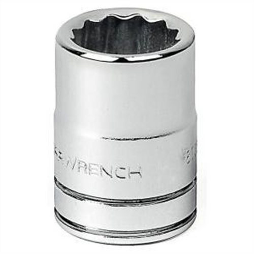 GearWrench 1/2 Inch Drive 12 Point Standard SAE Socket 1-1/2 Inch