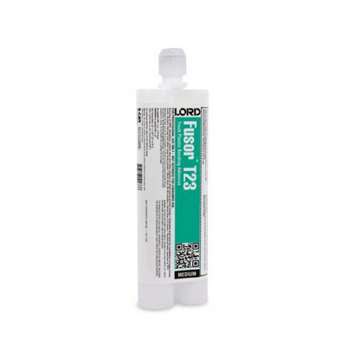 Fusor T23 2-Part Medium Truck Plastic Bonding Adhesive, 7.1 oz Bottle, Liquid, Brown (Part A), White (Part B)