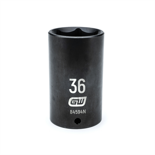 GearWrench 1/2 Inch Drive 6 Point Deep Impact Metric Socket 36mm