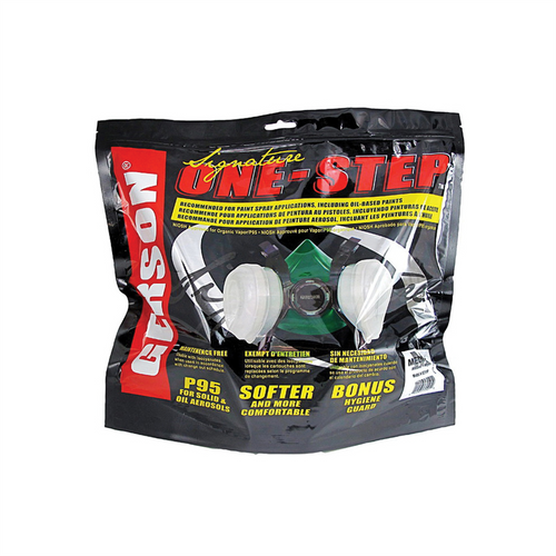 Gerson Co. Signature One Step 8311P 8000 Series Half-Mask Cartridge Respirator, Large, P95 Filter Class Gerson Co. Signature One Step 8311P 8000 Series Half-Mask Cartridge Respirator, Large, P95 Filter Class