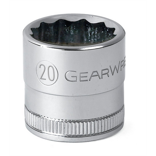 GearWrench 1/2 Inch Drive 12 Point Standard Metric Socket 9mm