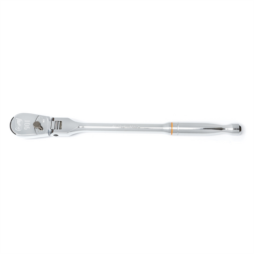 GearWrench 3/8 Inch Drive 90-Tooth Flex Head Teardrop Ratchet 11 Inch