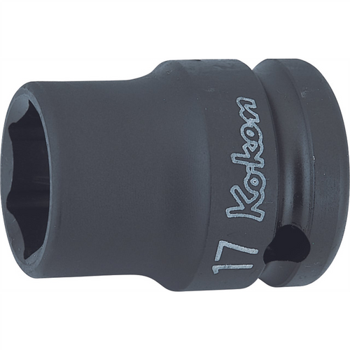 Ko-ken USA 14401M-18 1/2 Sq. Dr. Socket  18mm 6 point Length 38mm Thin walled