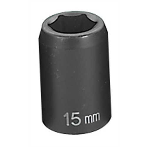 Grey Pneumatic SOC 15MM 1/2D IMP 6PT