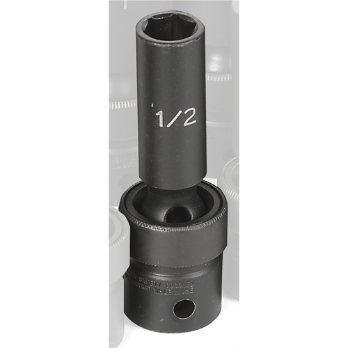 Grey Pneumatic SOC 1/2 1/2D IMP UNIV 6PT DP BLK