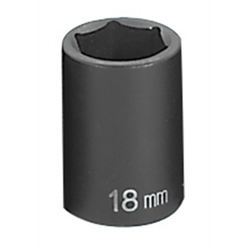 Grey Pneumatic SOC 18MM 1/2D IMP 6PT