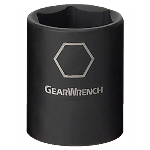 GearWrench 3/8 Inch Drive 6 Point Standard Impact SAE Socket 1/2 Inch